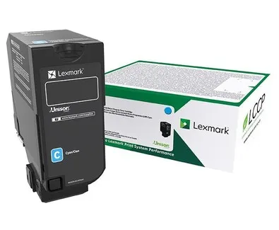 ORIGINALE Lexmark toner ciano 75B20C0 CS/CX727 10000 pagine - immagine 1