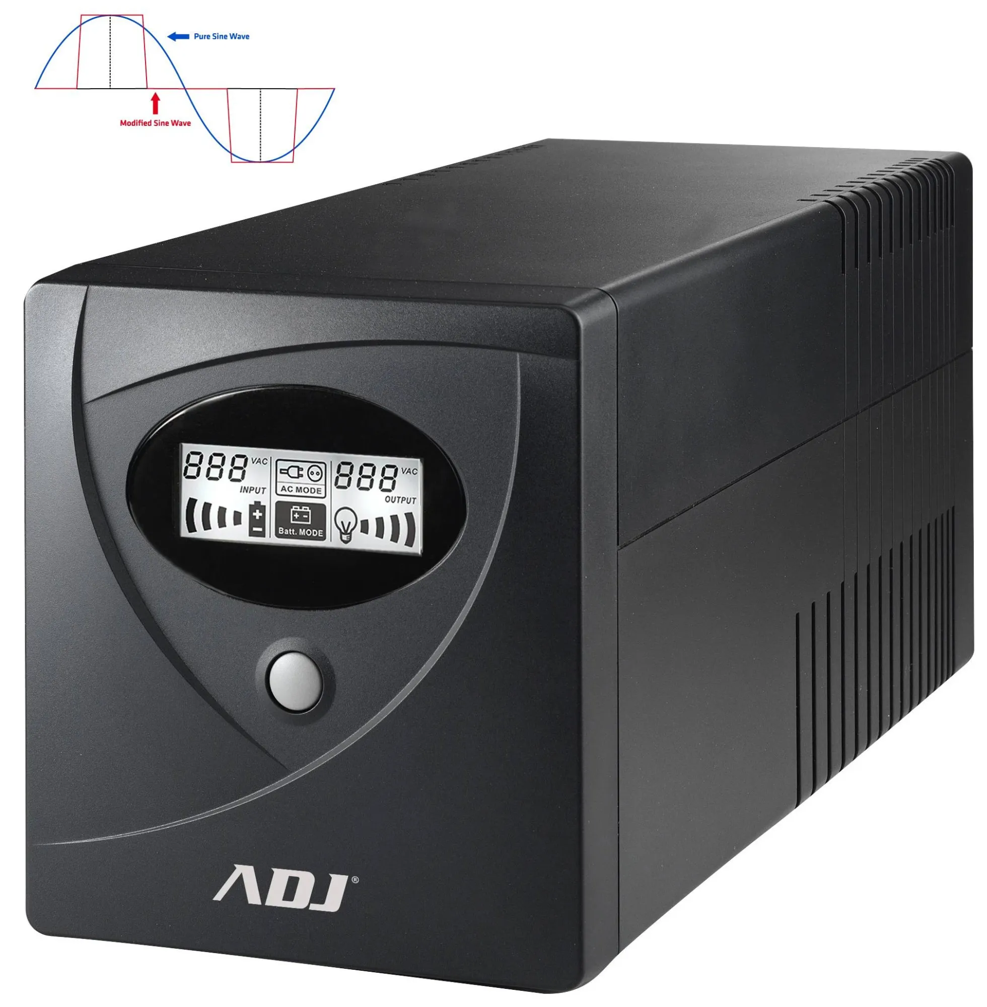Ups 3 Kva Desktop Line Int.Server Series 6*Iec+Rj11/45 Lcd Cbs Adj - immagine 1