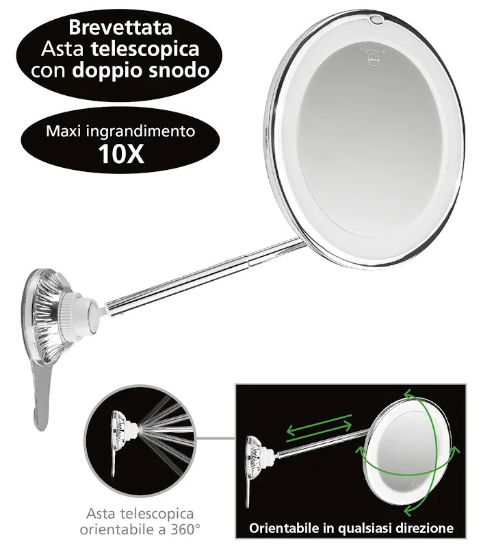 Macom - Perfect Mirror 229 Acciaio Inox - immagine 1