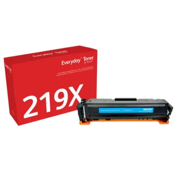 Xerox Everyday Cyan Toner Replaces Hp 219X (W2191X) High Capacity 006R05155 - immagine 1