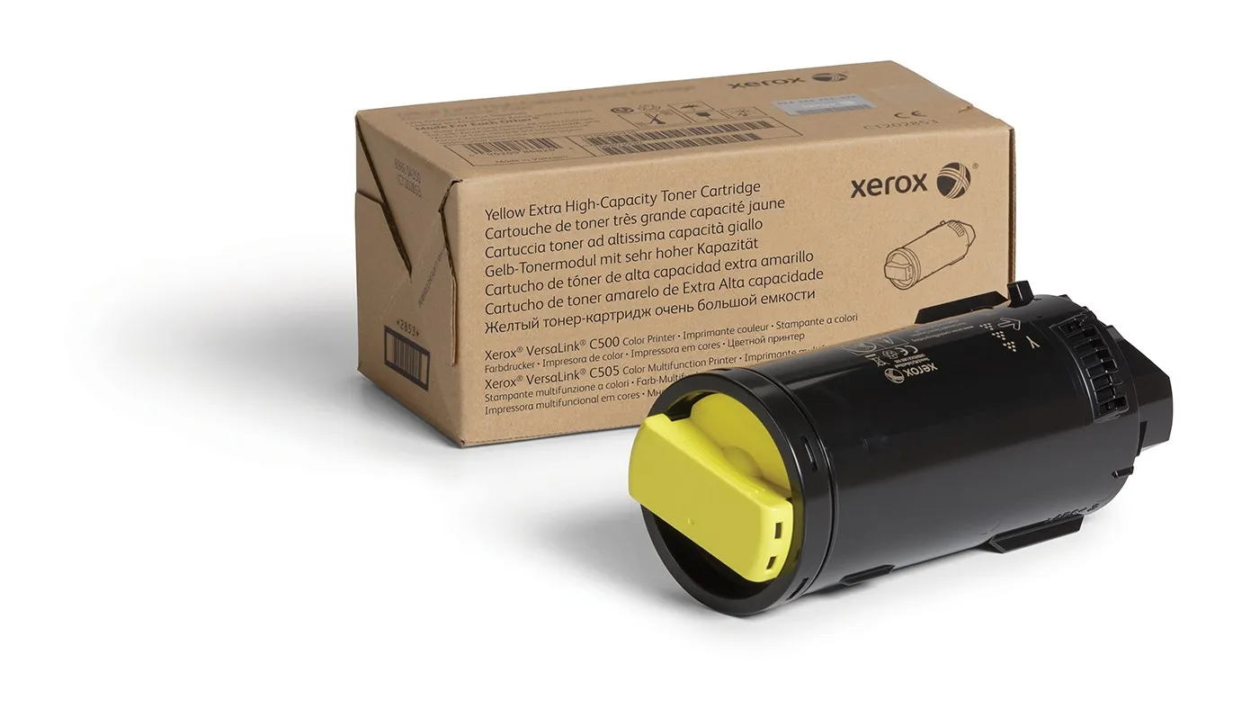 ORIGINALE Xerox toner giallo 106R03875 VersaLink C500/505 9000 pagine - immagine 1