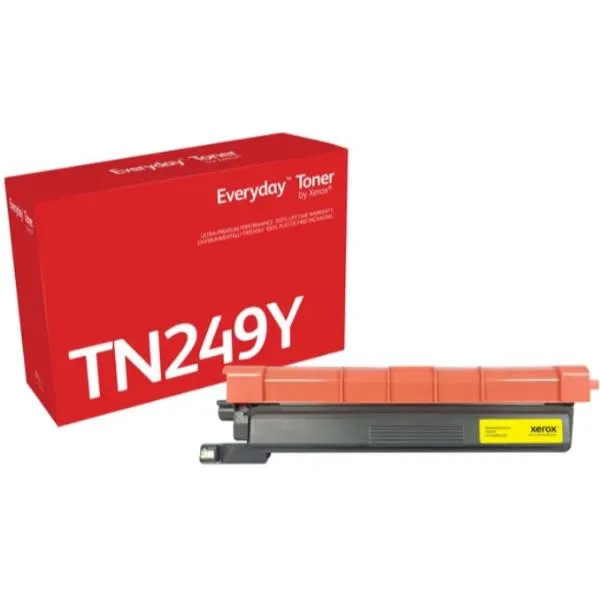 Xerox Everyday Yellow Toner Replaces Brother TN-249Y High Capacity 006R05338 - immagine 1