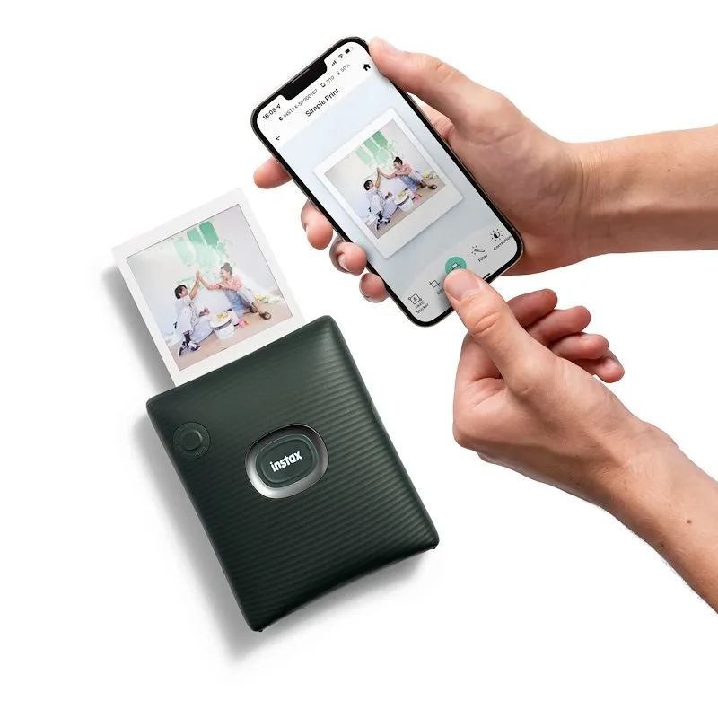 Fuji Stampante per Smartphone Instax Square Link Green - immagine 1