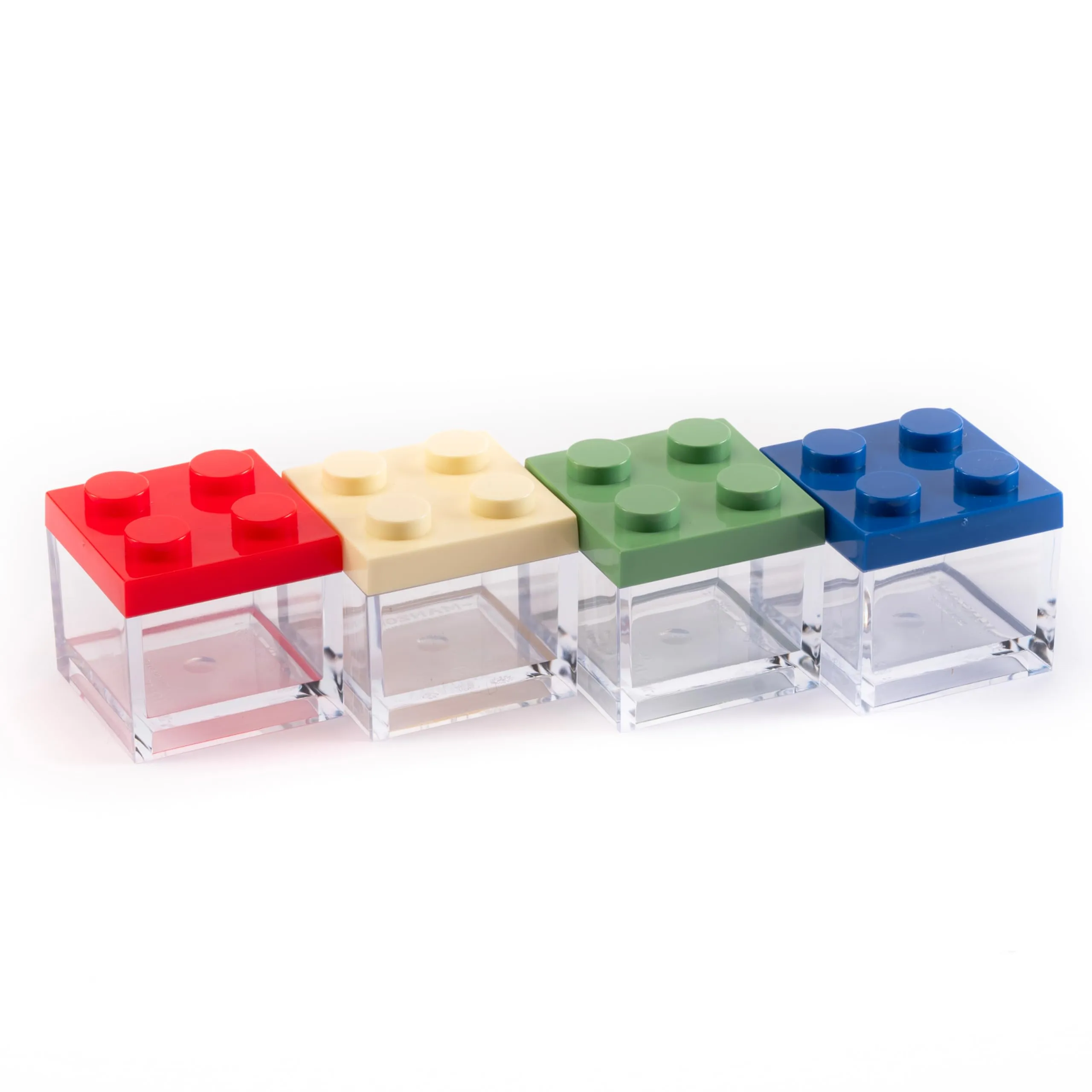 Manzoni Home - Contenitori Mattoncino - Set da 24 Pezzi Multicolore - Ideali come Bomboniere per Matrimoni, Feste di Laurea e Decorazioni Creative - Made in Italy - immagine 3