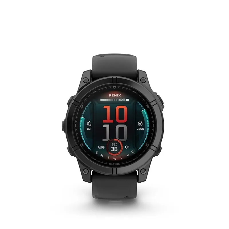 Garmin Fenix E 47mm Slate Gray Steel Nero / Ardesia - immagine 1