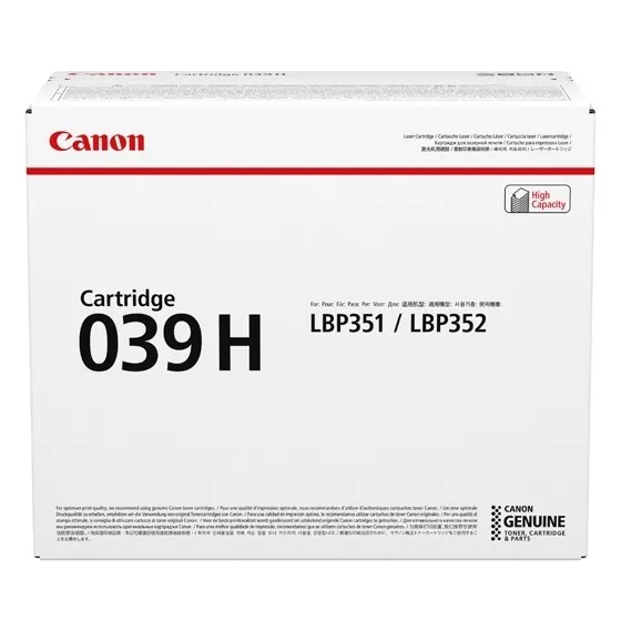 Canon 039H cartuccia toner 1 pz Originale Nero - immagine 1