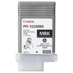 Canon Serbatoio Nero Opaco PFI-102MBK LP17/IPF500/IPF600/IPF605 IPF610/IPF700/IPF710/IPF720/IPF750/IPF755/IPF650/IPF655 (130ML) 0894B001AA - immagine 1