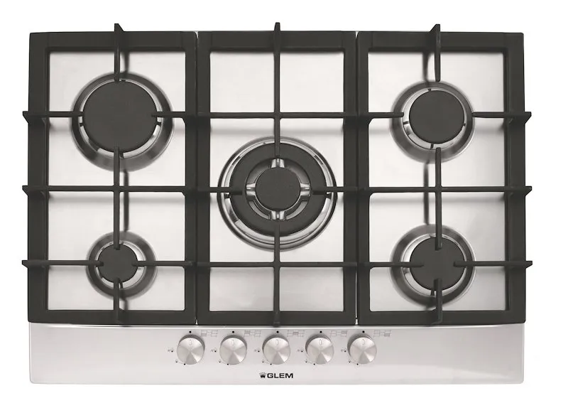 Glem Piano a Gas GT755HIX- Inox - immagine 1