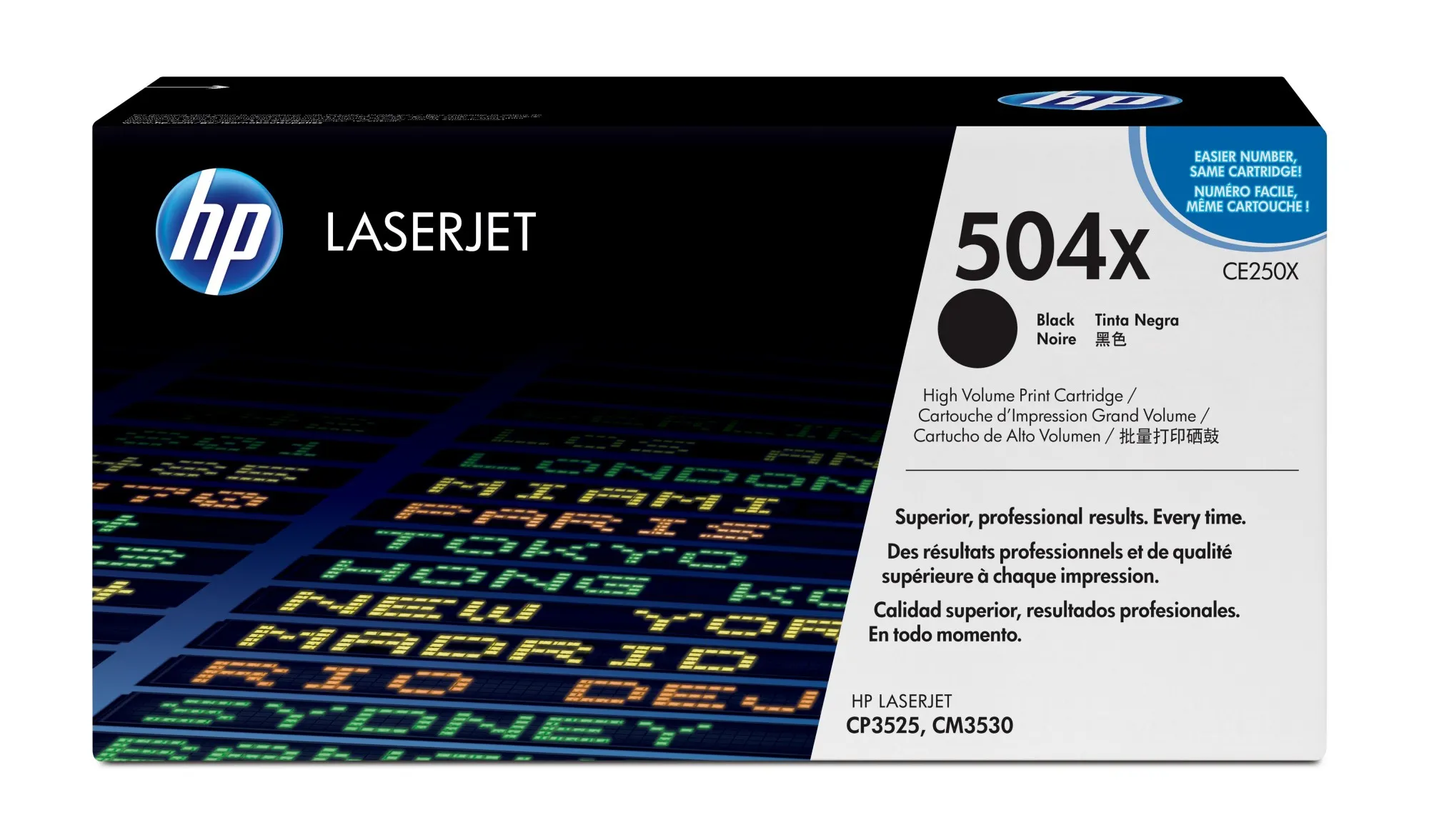 ORIGINALE HP toner nero CE250X 504X 10500 pagine - immagine 1