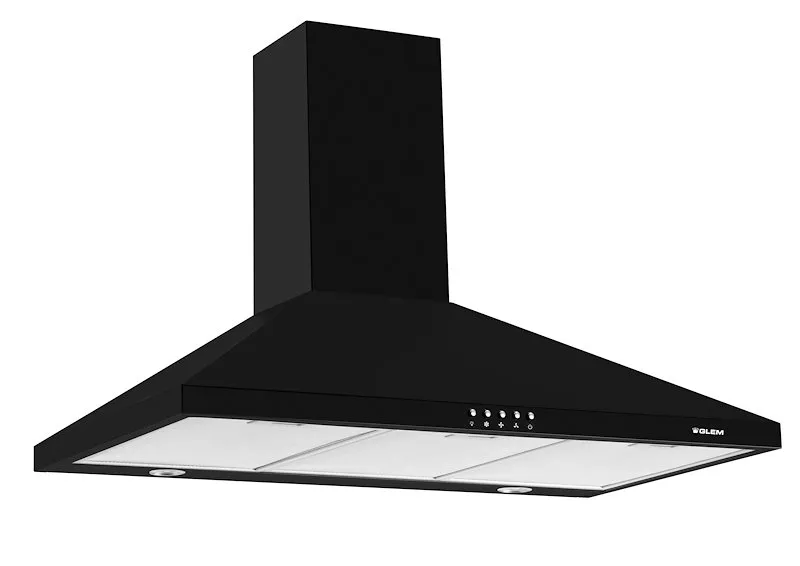 Glem Cappa da Parete GHP945BK Nero - immagine 1