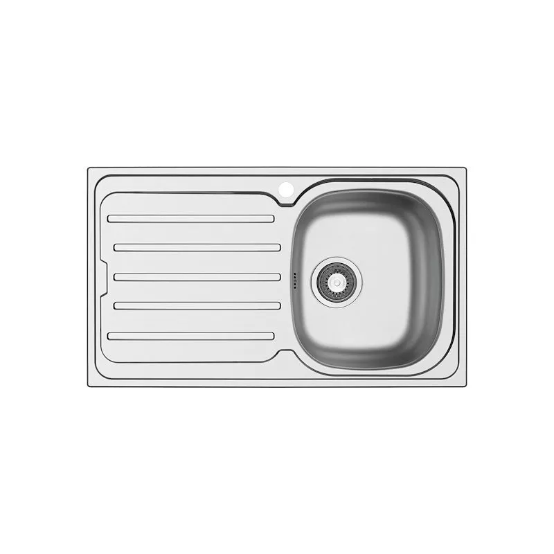 Glem Gas Lavello Met861dx Inox - immagine 1