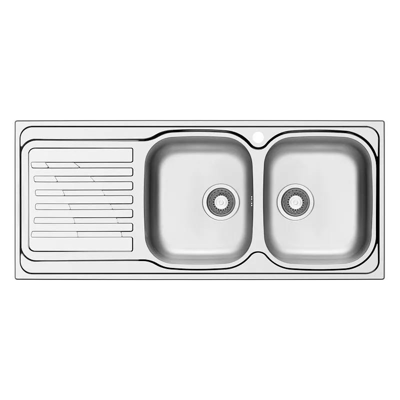 Glem Gas Lavello Eur162dx Inox - immagine 1