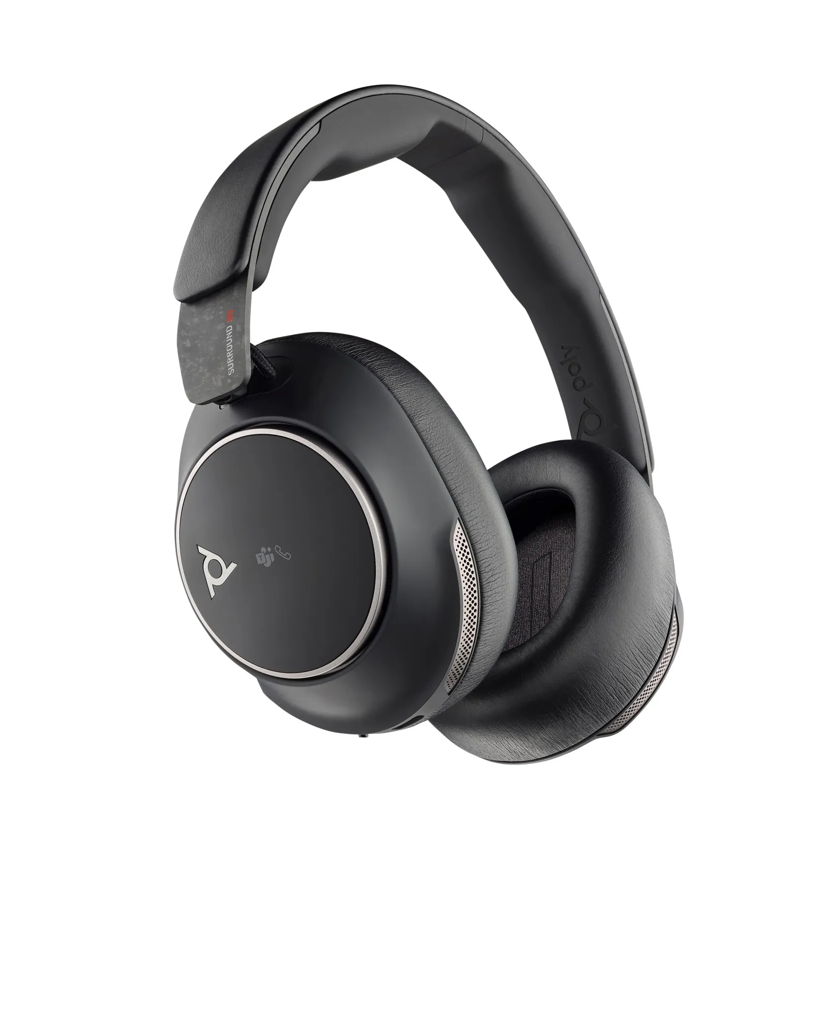 HP Poly Cuffie Voyager Surround 80 UC con USB-C + adattatore USB-C/A nero (8G7U0AA) - immagine 1