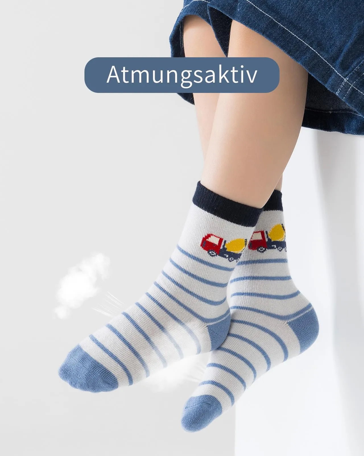 Kyopp 10 Paia Calzini per Bambini e Ragazze e Ragazzi Divertenti Calzini Animali in Cotone Unisex per Crew Socks 21-37 - immagine 5