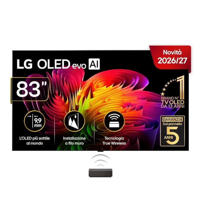 LG TV Oled 83" Wallpaper Evo Ai W6 Oled83w69la.api Umber Brown - immagine 1
