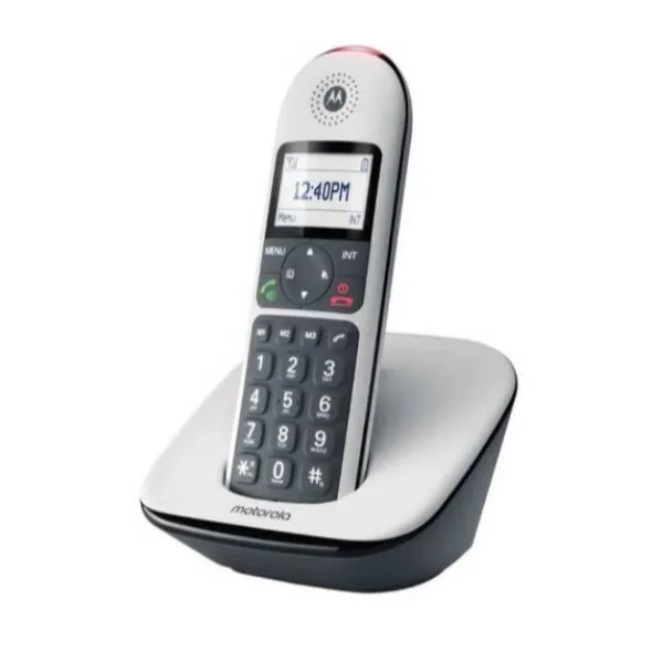 Motorola Cordless Senior CD5001 White 107CD5001WHITE - immagine 1