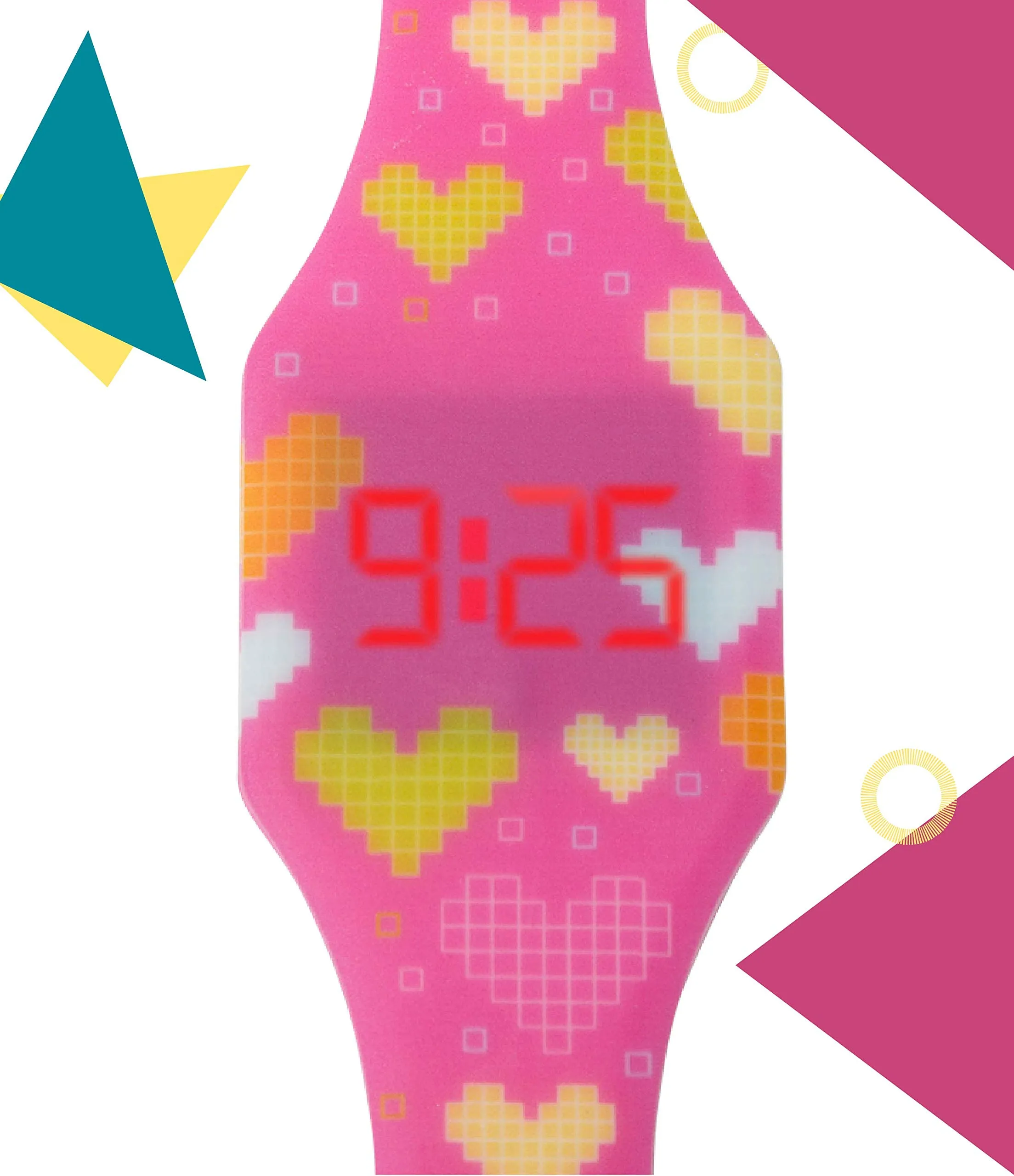Kiddus Orologio LED Digitale per Bambini: Orologio da Polso in Silicone Morbido per Bambini e Bambine, Batteria Giapponese Sostituibile a Lunga Durata, Leggero - immagine 5