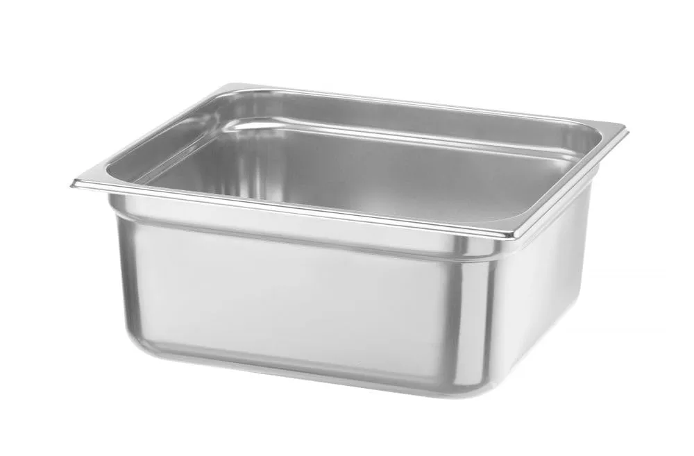 HENDI Contenitore Gastronorm, GN 2/3, resistenza termica -40 °C a 300 °C, compatibile con i forni a convezione, frigoriferi, bagno María, chafing dishes, 13L, 354x325x(H)150mm, acciaio inox 18/10 - immagine 2