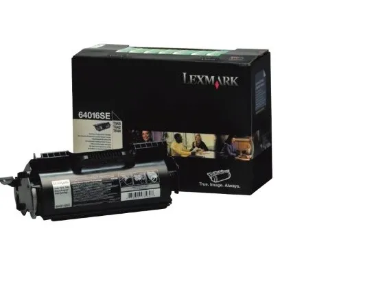 ORIGINALE Lexmark toner nero 64016SE T64x 6000 pagine - immagine 1