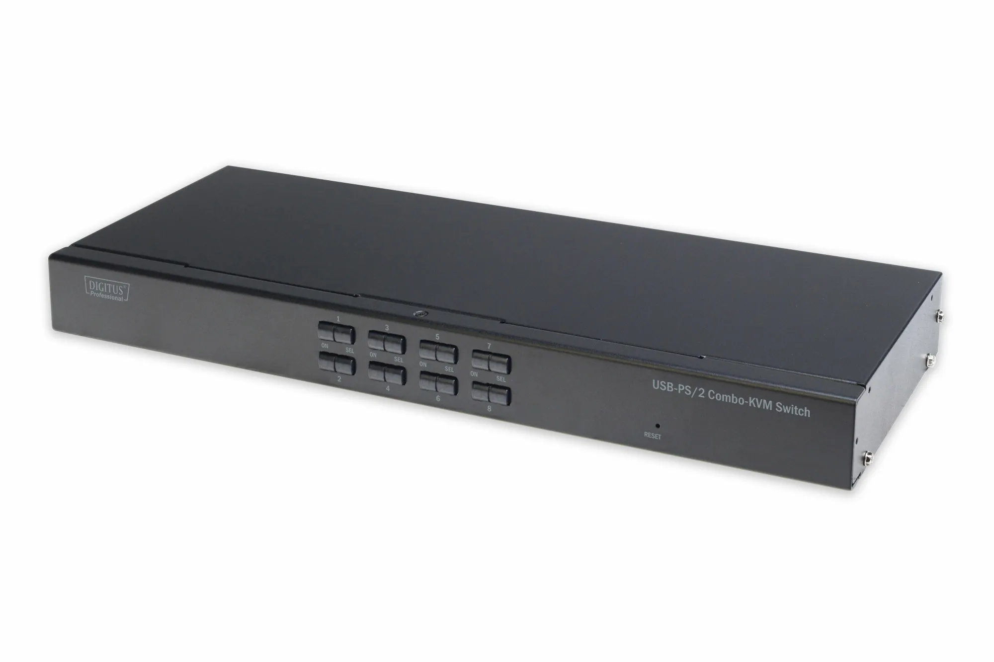 Data Switch Per 8 Pc (Ps2 O Usb/Vga) Con 1 Mouse 1 Tastiera Ps2 O Usb 1 Monitor Vga - immagine 1