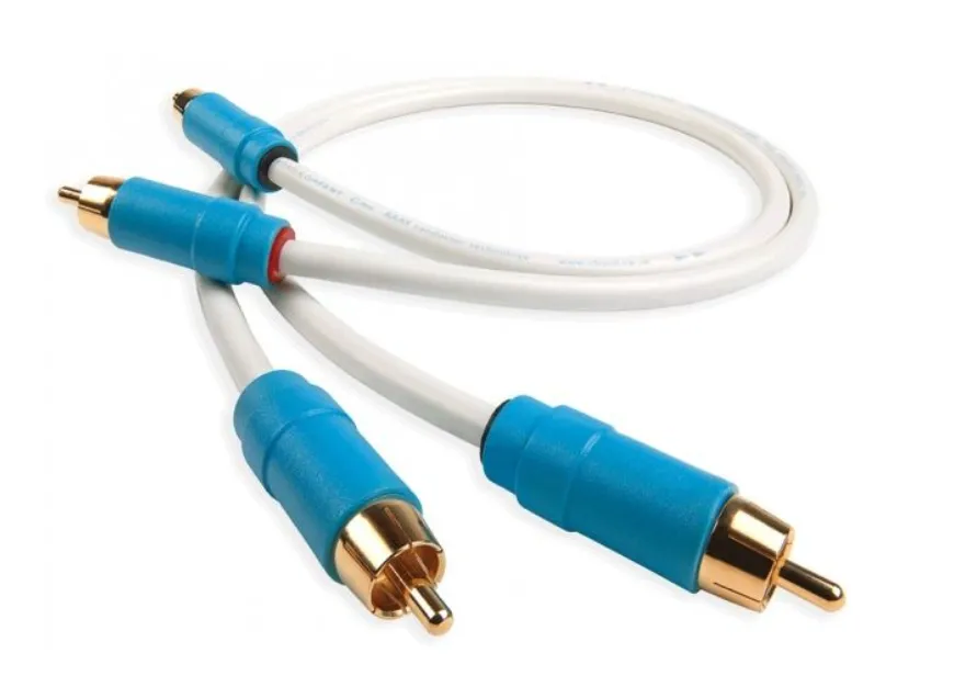 Cavo C-LINE 2RCA TO 2RCA 2m Bianco - immagine 1