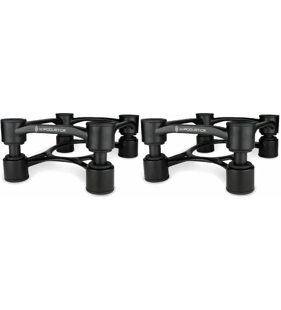 IsoAcoustics Supporti Isolanti Altopalranti 2pz Aperta 200 Black - immagine 1