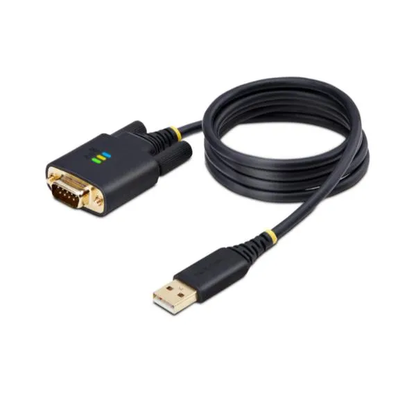 Startech Cavo Adattatore Da USB A Seriale 1m Com Retention Ic Ftdi 1P3FFCB-USB-SERIAL - immagine 1