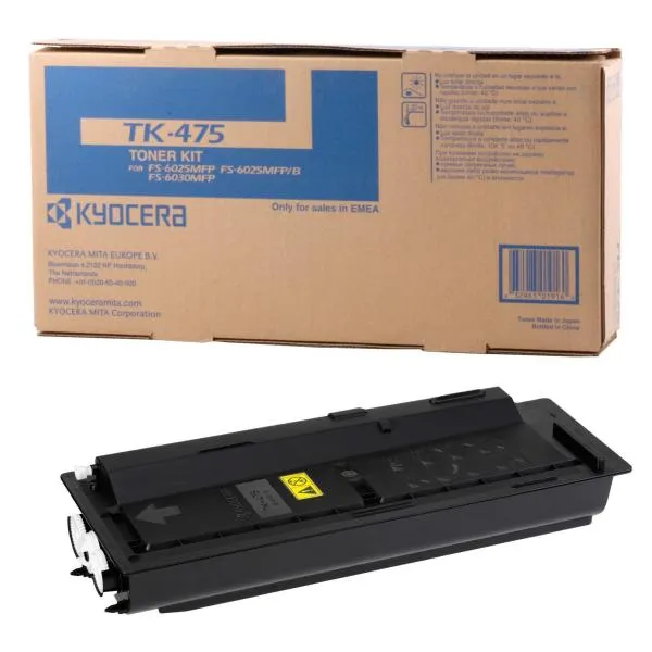 Kyocera Toner Kit Nero (TK-475) Per FS-6025MFP E FS-6030MFP - Capacità 15000 Pagine 1T02K30NL0 - immagine 1