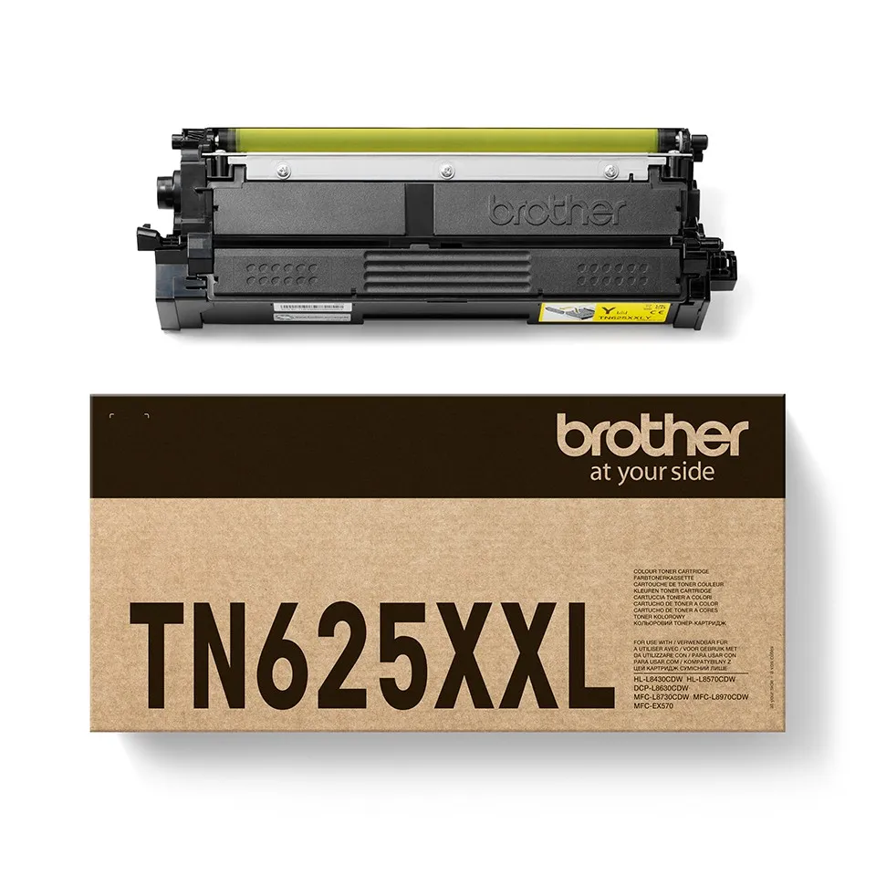 ORIGINALE Brother toner giallo TN-625XXLY 625XXL 6500 pagine - immagine 1