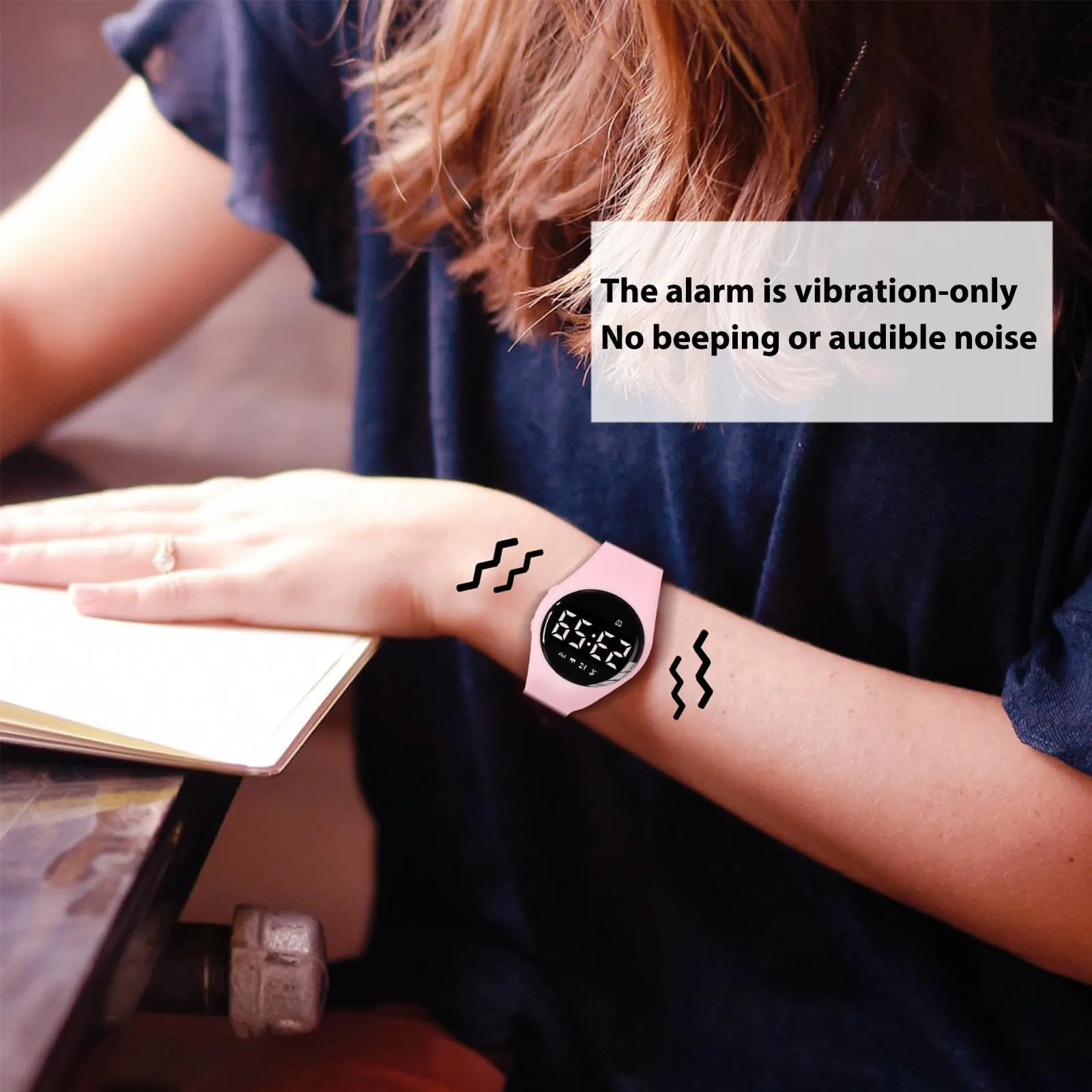 aswan watch Orologio Digitale Bambina Bambino con Contapassi,Calorie e Distanza senza App,Sveglia, Cronometro, Data, Luce-Orologio da polso Ragazza Ragazzo con Cinturino in Silicone - immagine 3