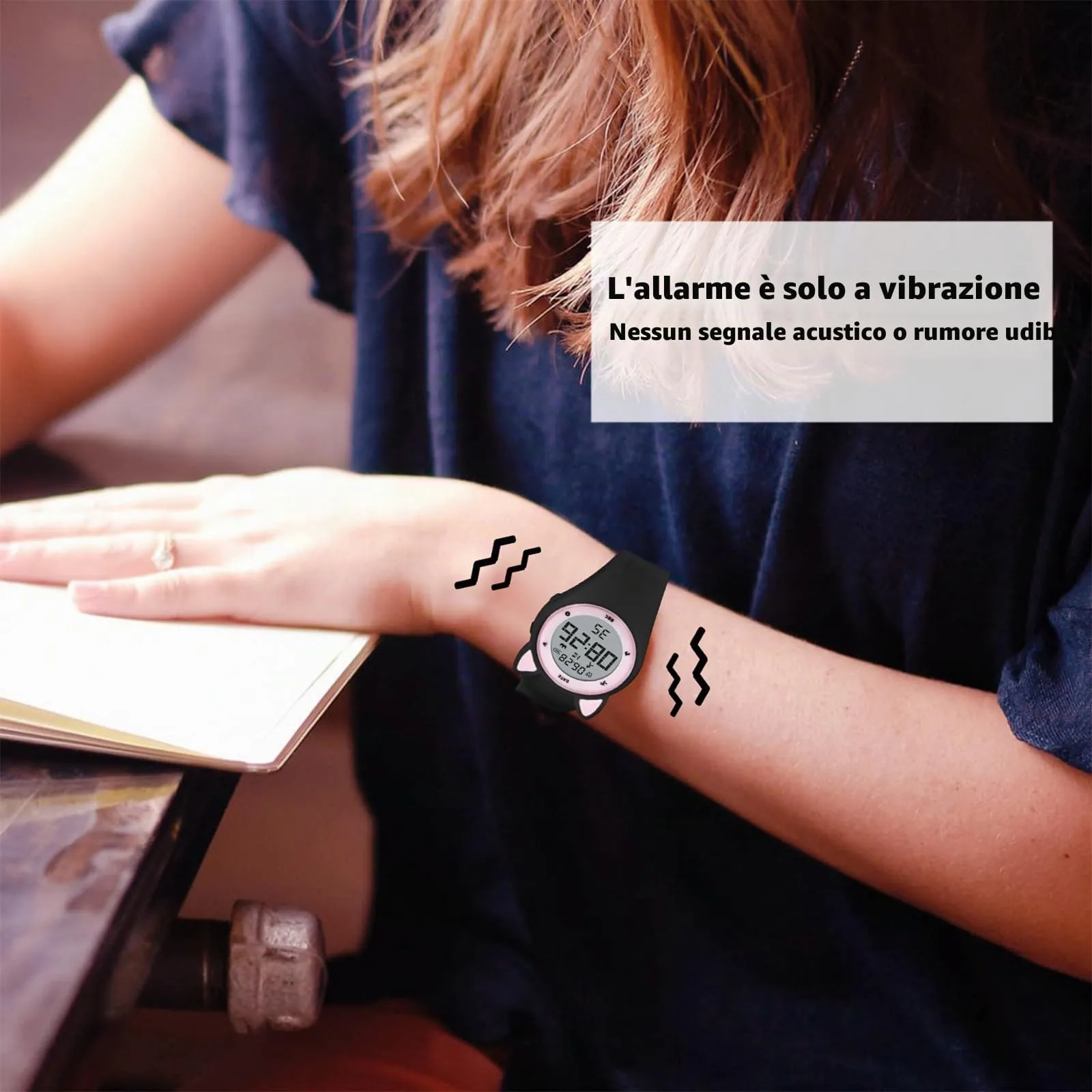 aswan watch Orologio Digitale Bambina Bambino con Contapassi,Calorie e Distanza senza App,Sveglia, Cronometro, Data, Luce-Orologio da polso Ragazza Ragazzo con Cinturino in Silicone - immagine 3