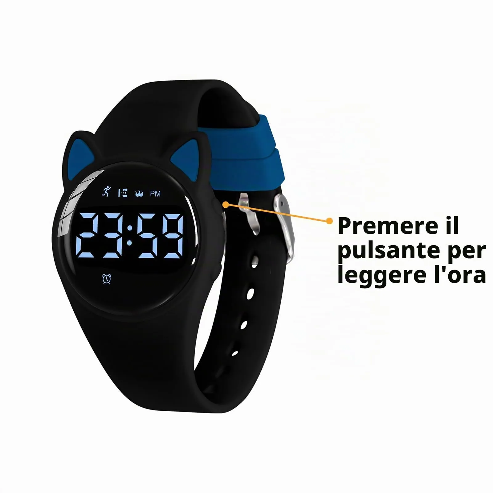 aswan watch Orologio Digitale Bambina Bambino con Contapassi,Calorie e Distanza senza App,Sveglia, Cronometro, Data, Luce-Orologio da polso Ragazza Ragazzo con Cinturino in Silicone - immagine 5