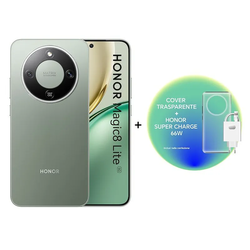 Honor Smartphone Magic8 Lite (8/512GB) Forest Green - immagine 1