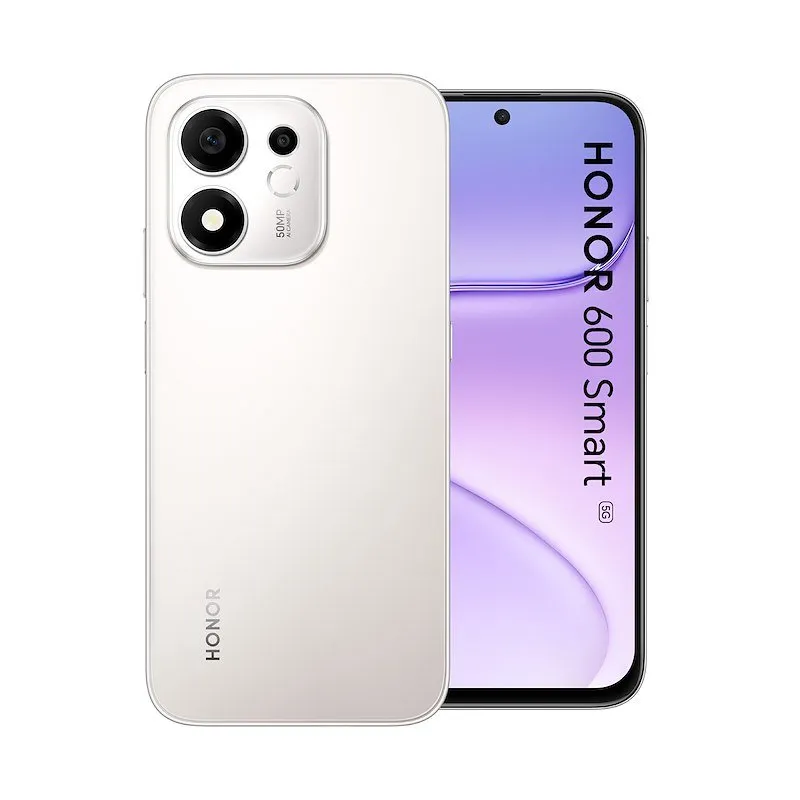 Honor Smartphone 600 Smart 5g 4/256GB Silver - immagine 1