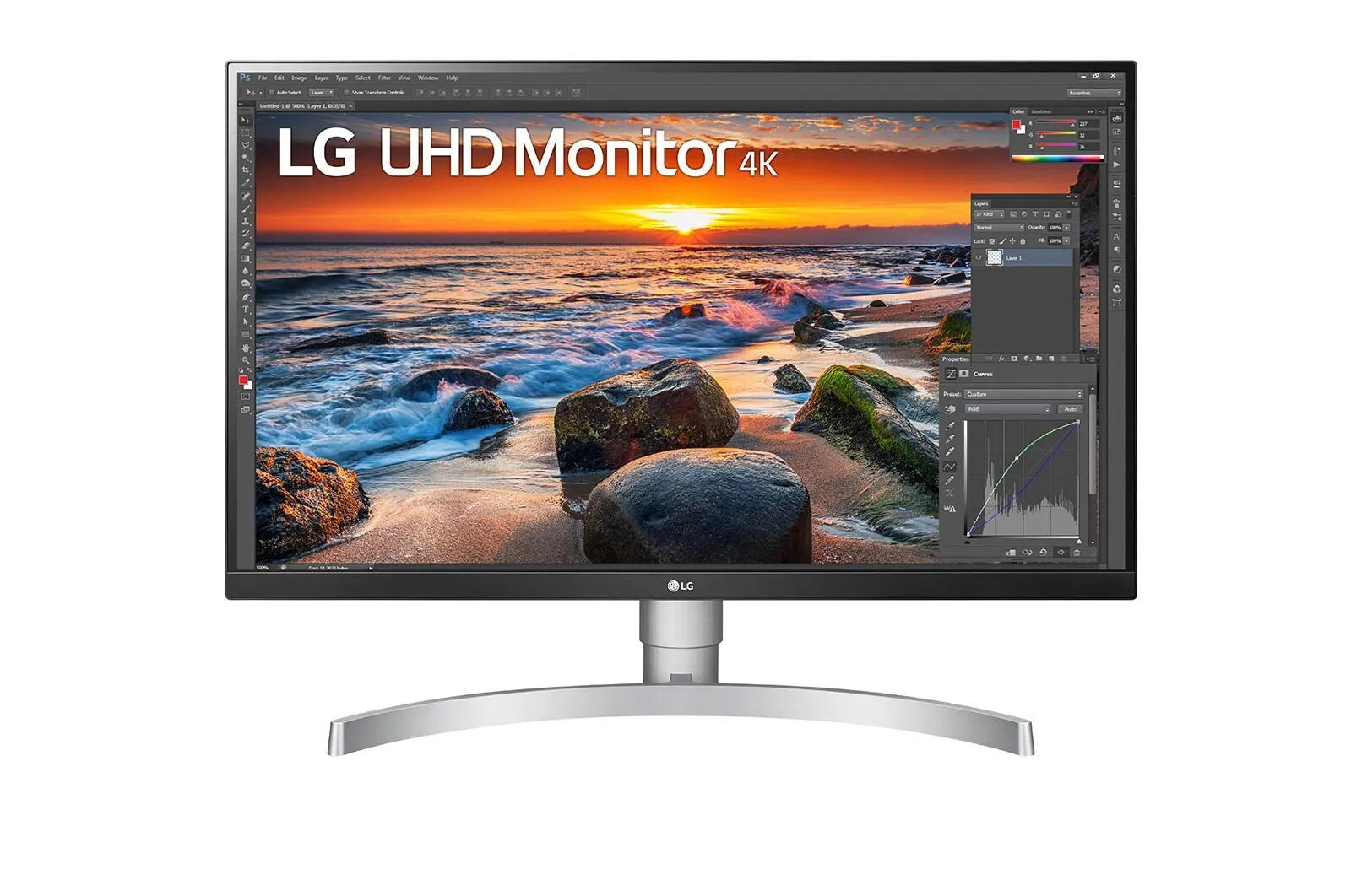 Mon 34Va Curvo 120Hz 21:9 3440X 1440 Vesa Reg Altezza - immagine 1