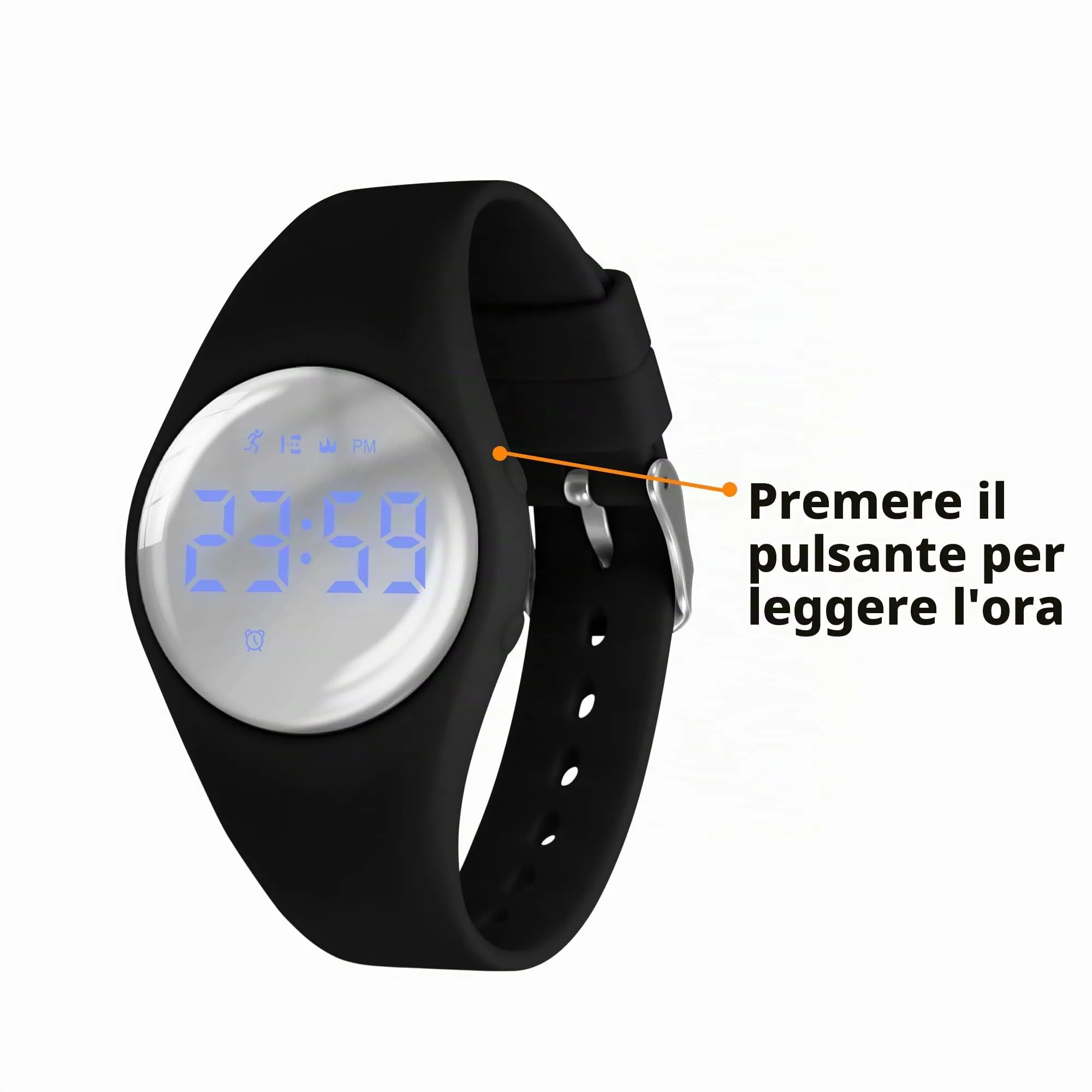aswan watch Orologio Digitale Bambina Bambino con Contapassi,Calorie e Distanza senza App,Sveglia, Cronometro, Data, Luce-Orologio da polso Ragazza Ragazzo con Cinturino in Silicone - immagine 5