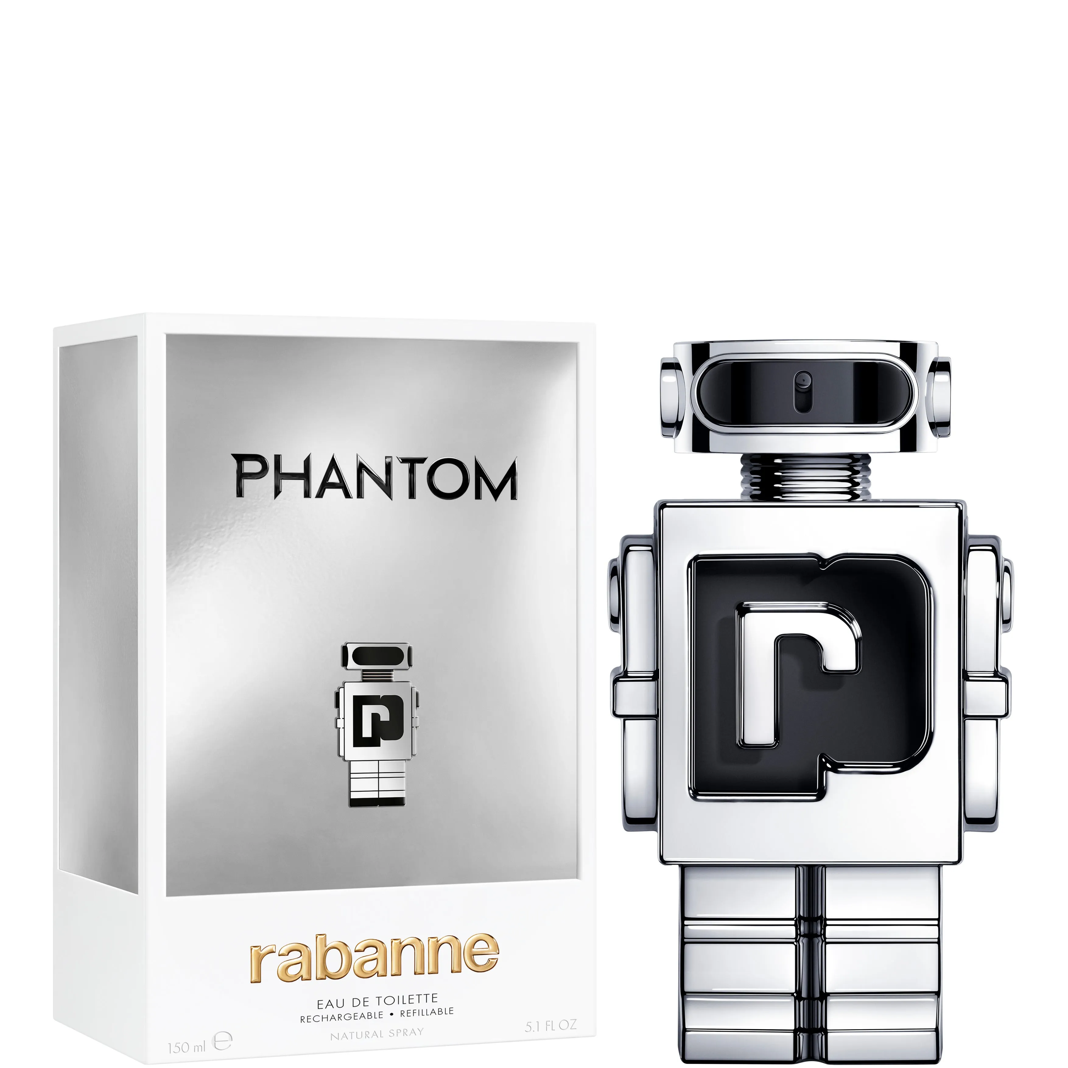 Rabanne Rabanne Phantom Eau de Toilette - 150 ML Ricaricabile - immagine 1