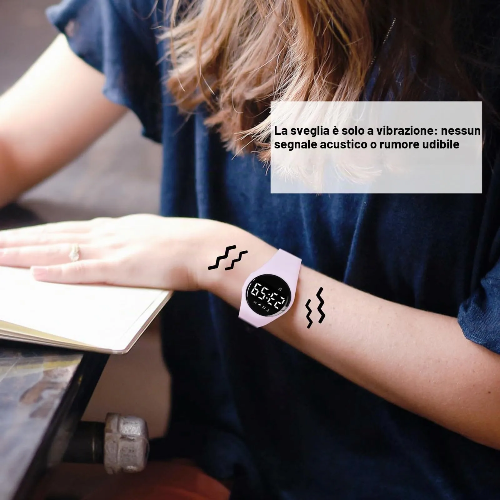 aswan watch Orologio Digitale Bambina Bambino con Contapassi,Calorie e Distanza senza App,Sveglia, Cronometro, Data, Luce-Orologio da polso Ragazza Ragazzo con Cinturino in Silicone - immagine 3