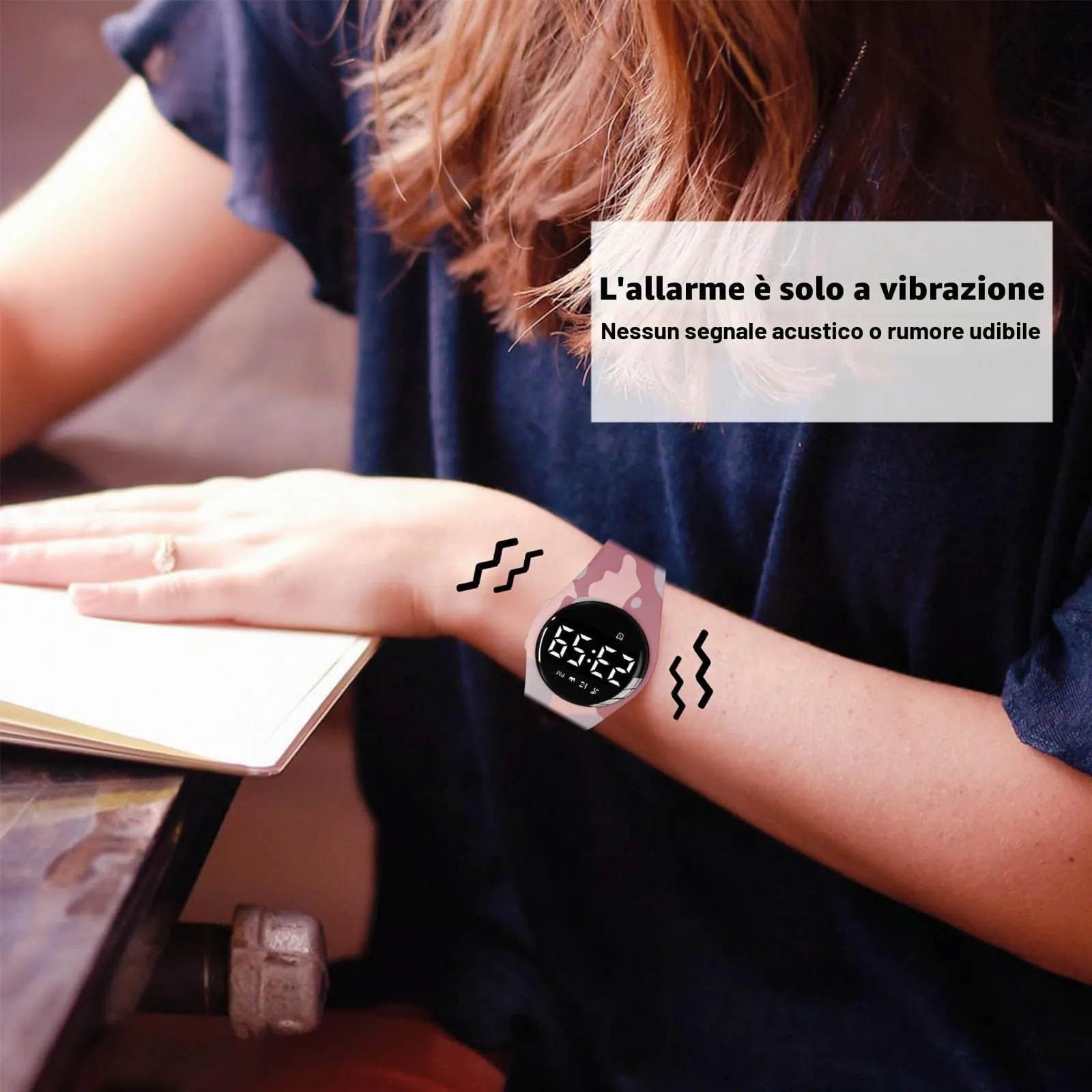 aswan watch Orologio Digitale Bambina Bambino con Contapassi,Calorie e Distanza senza App,Sveglia, Cronometro, Data, Luce-Orologio da polso Ragazza Ragazzo con Cinturino in Silicone - immagine 3