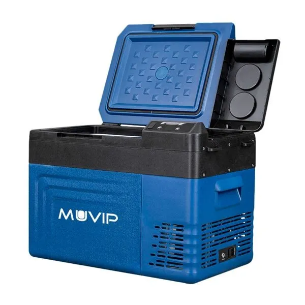 Frigo Portatile a Compressore Muvip Blue 24 Litri - Maniglie per il Trasporto - Compressore Silenzioso - Colore Blu - immagine 1