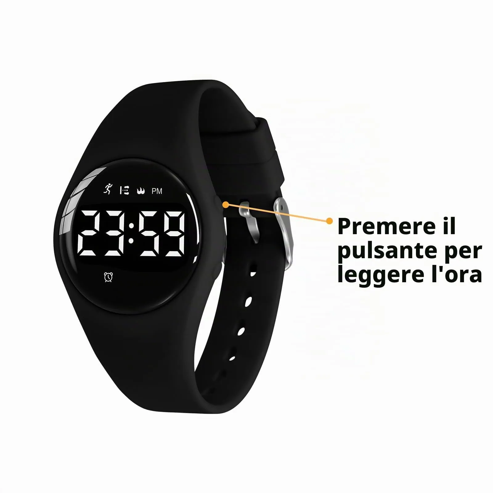 aswan watch Orologio Digitale Bambina Bambino con Contapassi,Calorie e Distanza senza App,Sveglia, Cronometro, Data, Luce-Orologio da polso Ragazza Ragazzo con Cinturino in Silicone - immagine 5