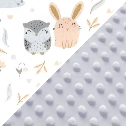 Copertina Minky passeggino neonato inverno 90×90 cm - immagine 7