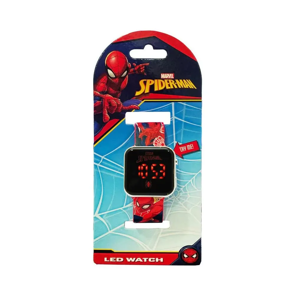 CARTOON Orologio Spider-Man Bambino Digitale LED, Cinturino Silicone Regolabile 22cm - immagine 6