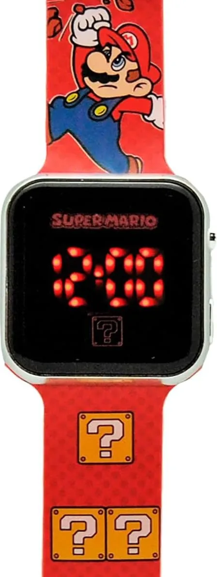 Orologio Super Mario Bambino Digitale LED, Cinturino Silicone Regolabile - immagine 4