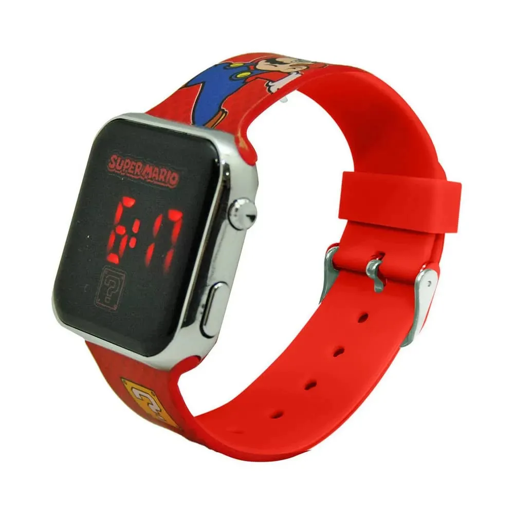 Orologio Super Mario Bambino Digitale LED, Cinturino Silicone Regolabile - immagine 5