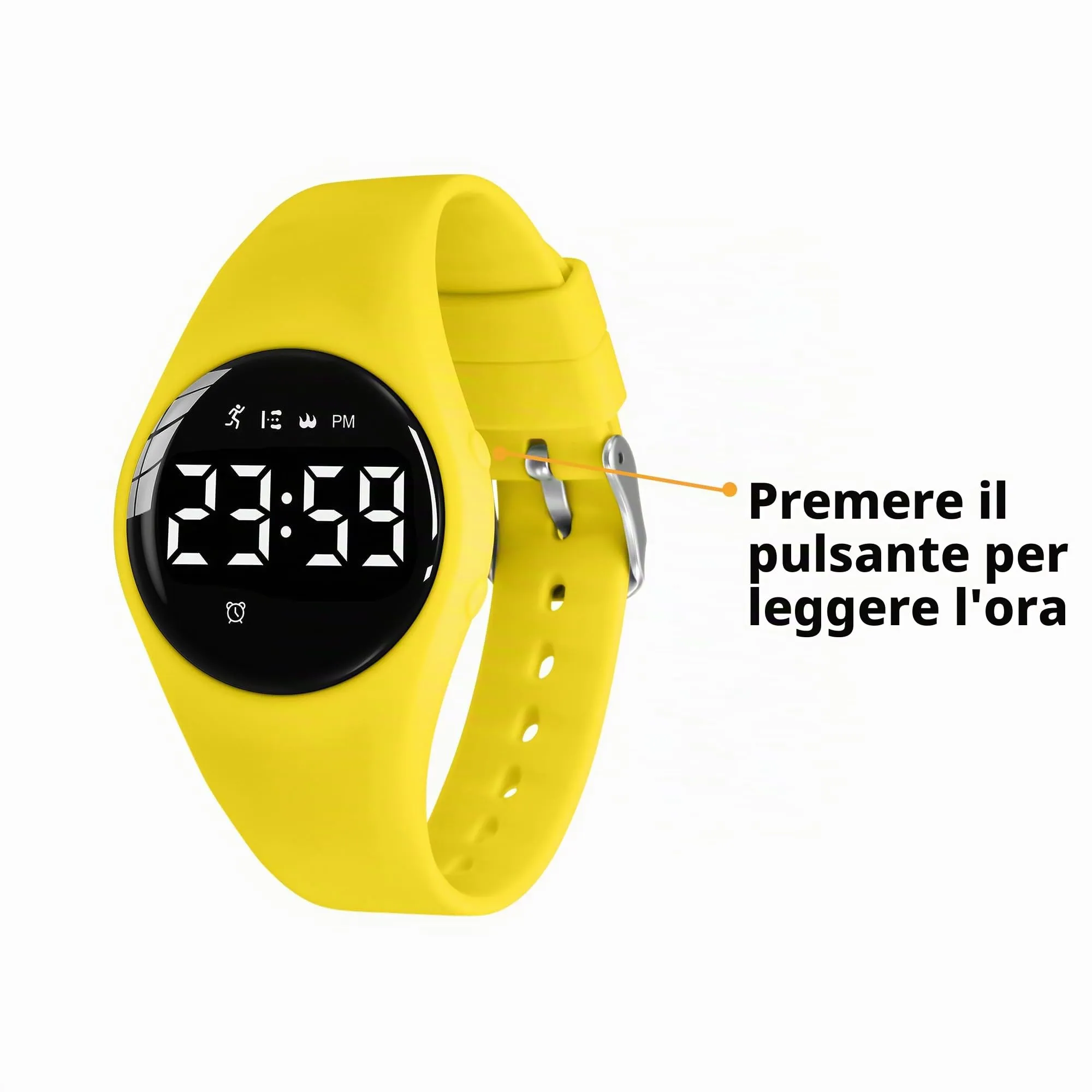 aswan watch Orologio Digitale Bambina Bambino con Contapassi,Calorie e Distanza senza App,Sveglia, Cronometro, Data, Luce-Orologio da polso Ragazza Ragazzo con Cinturino in Silicone - immagine 5