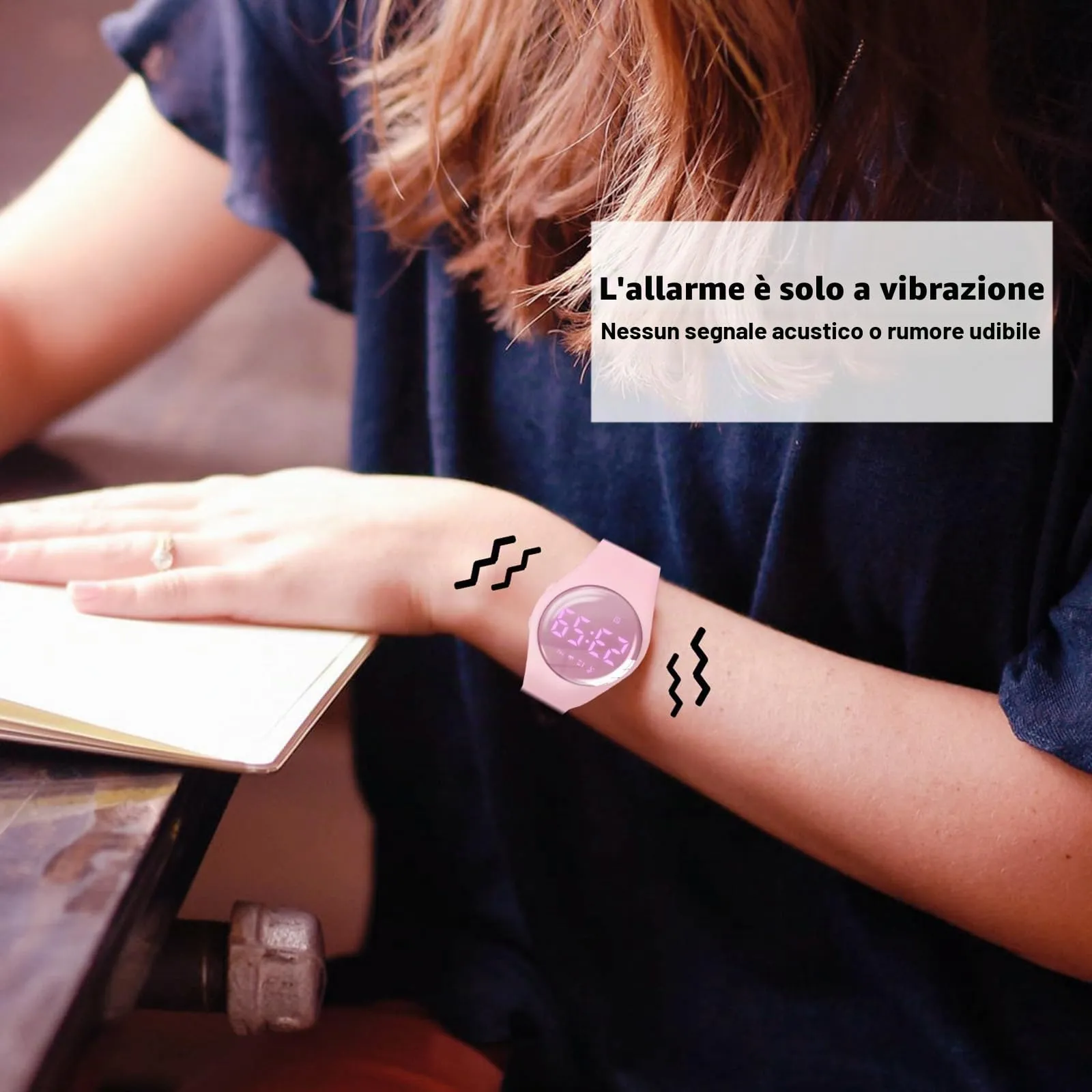 aswan watch Orologio Digitale Bambina Bambino con Contapassi,Calorie e Distanza senza App,Sveglia, Cronometro, Data, Luce-Orologio da polso Ragazza Ragazzo con Cinturino in Silicone - immagine 3