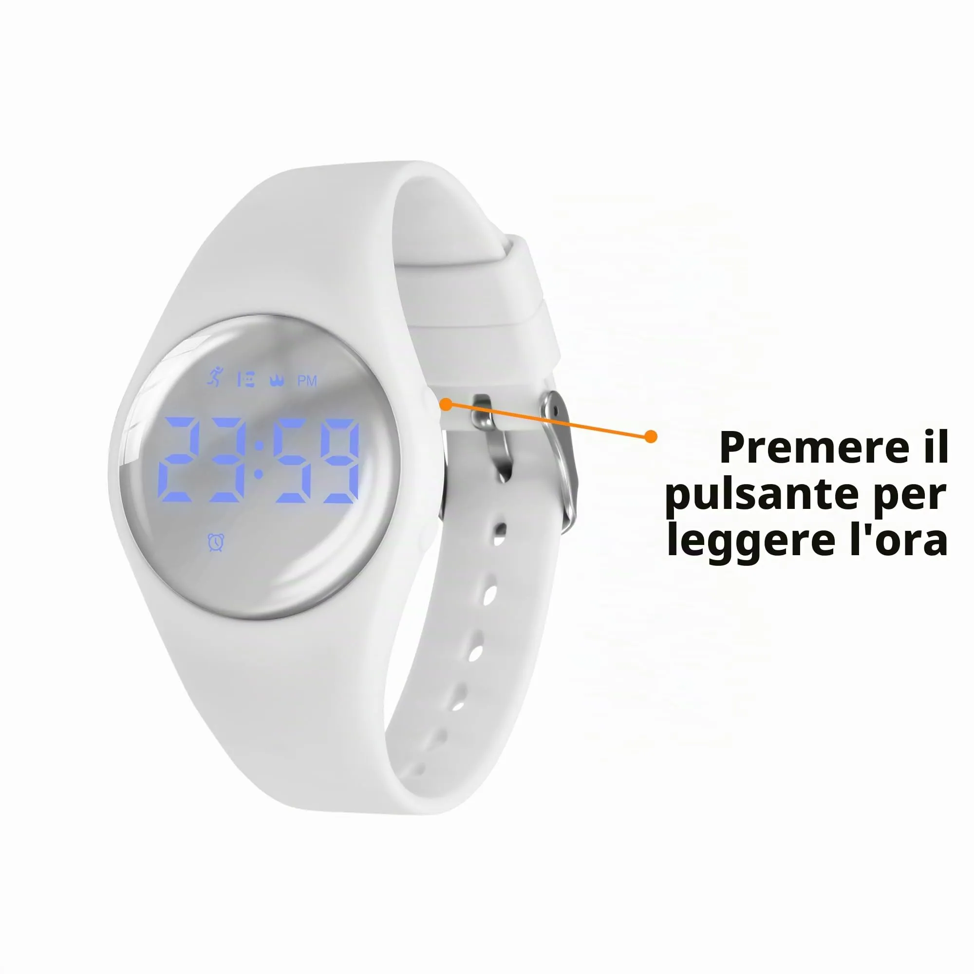 aswan watch Orologio Digitale Bambina Bambino con Contapassi,Calorie e Distanza senza App,Sveglia, Cronometro, Data, Luce-Orologio da polso Ragazza Ragazzo con Cinturino in Silicone - immagine 5