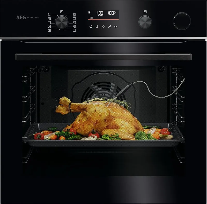 Aeg Forno Elettrico Multifunzionale Serie 6000 SenseCook con SteamCrisp Tr6pb53fsb Nero - immagine 1