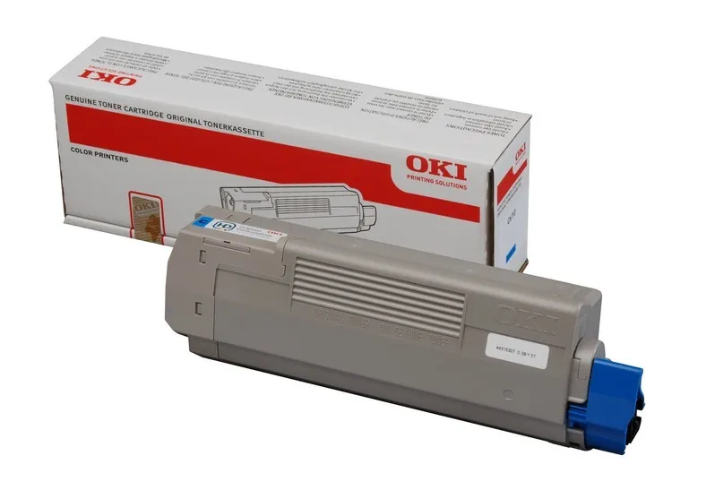 ORIGINALE OKI toner ciano 44315307 C610 6000 pagine - immagine 1